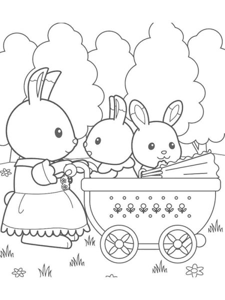 Разукрашки Сильвания Фэмили