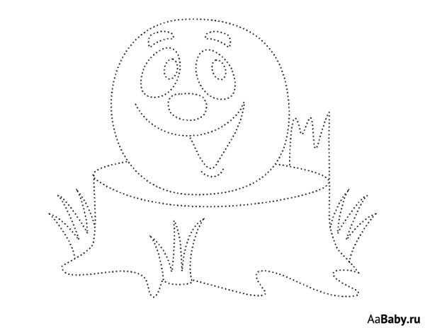 Рисование по контуру для детей