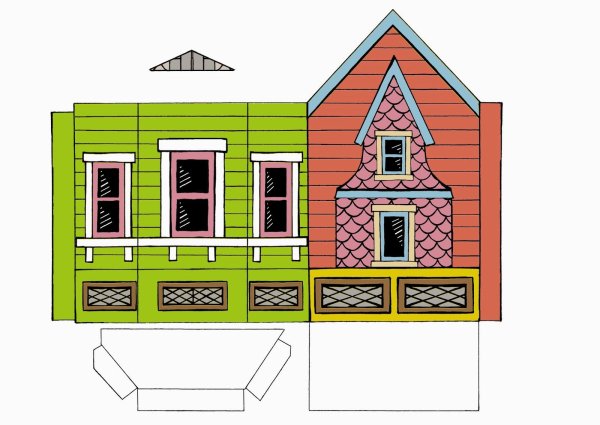 Домик для вырезки