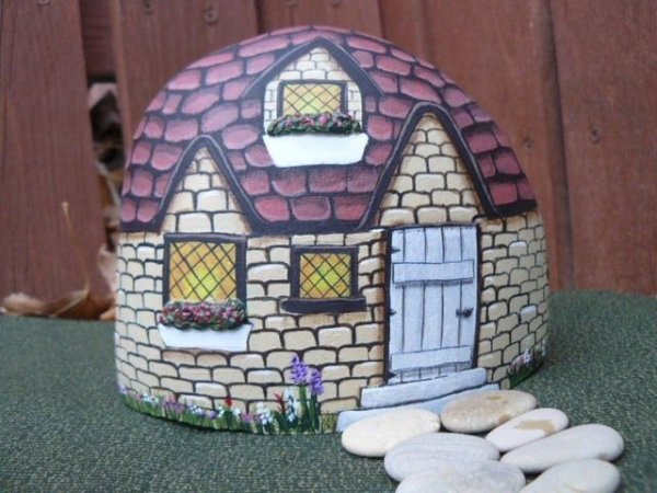 Домики на камушках