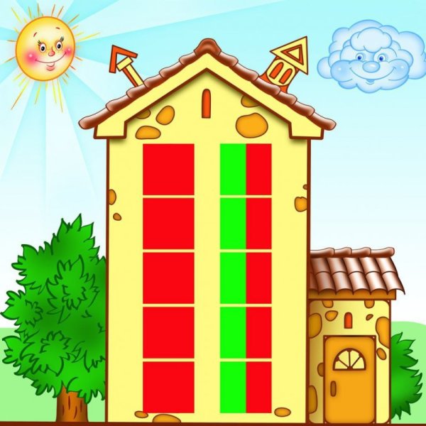 Домик для букв