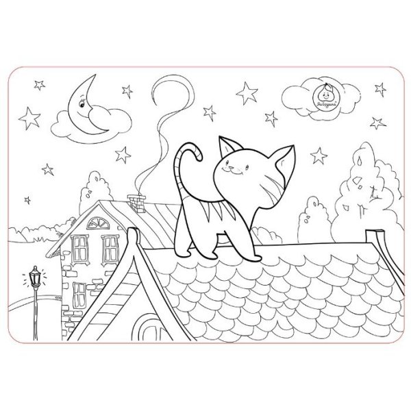 Раскраска. Котики