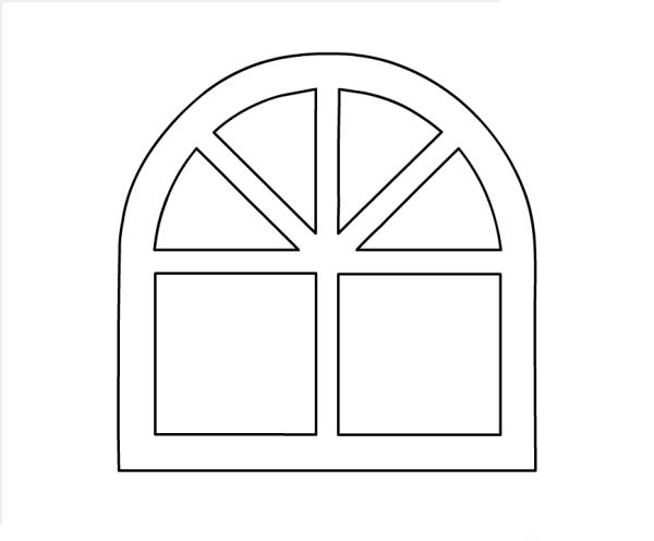 Окно раскраска