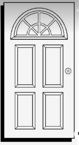 Трафареты окон и дверей для домика