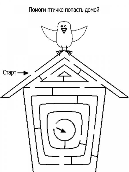 Лабиринт Весна для детей
