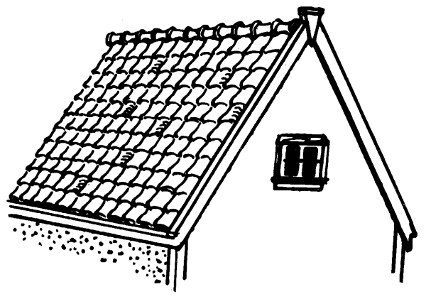 Крыша раскраска для детей