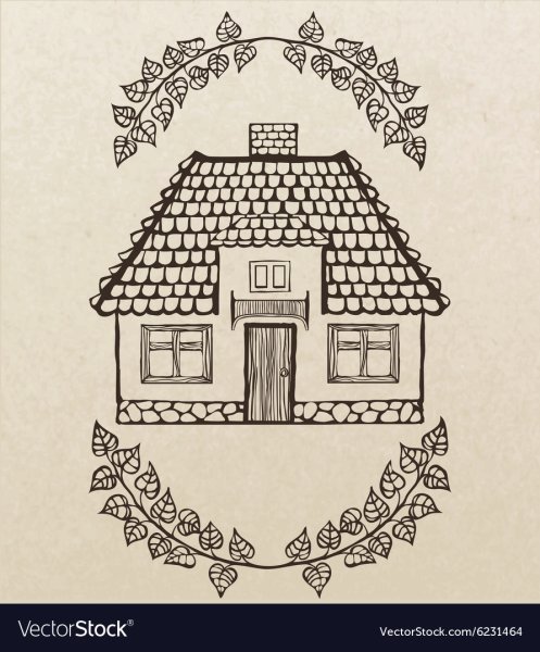 Узоры для крыши домика