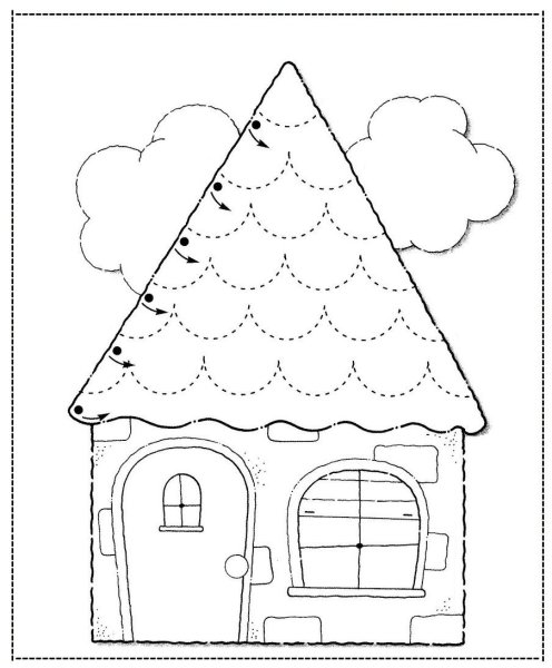 Домики для дошкольников