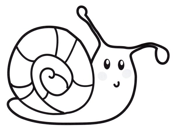 Улитка рисунок для детей