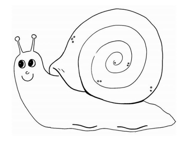 Трафарет улитки для вырезания