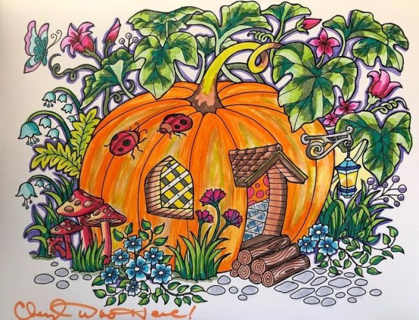 Дом тыква иллюстрация