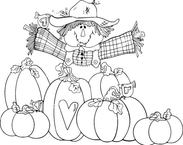 Домик тыква раскраска