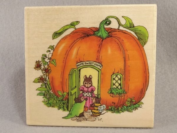 Тыквенный дом иллюстрация