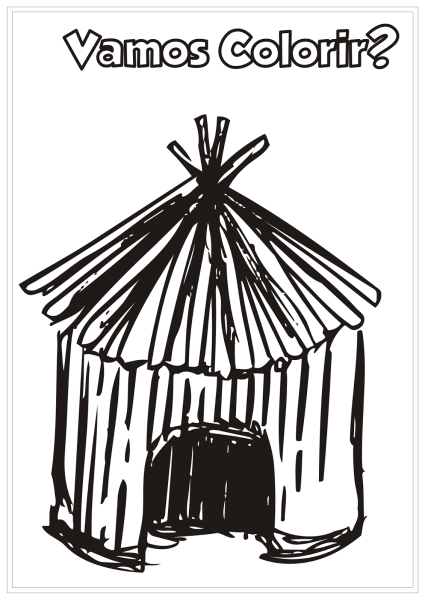 Соломенный домик поросенка раскраска