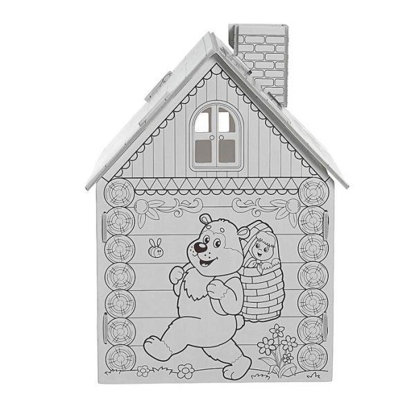 Раскраска ZABIAKA "домик"