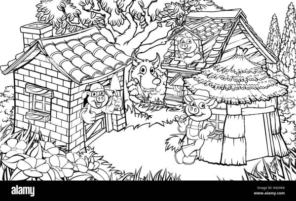 Домики трех поросят