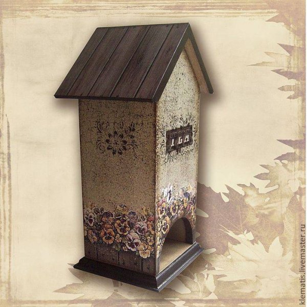 Раскрасить чайный домик