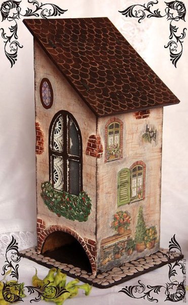 Домики для декупажа