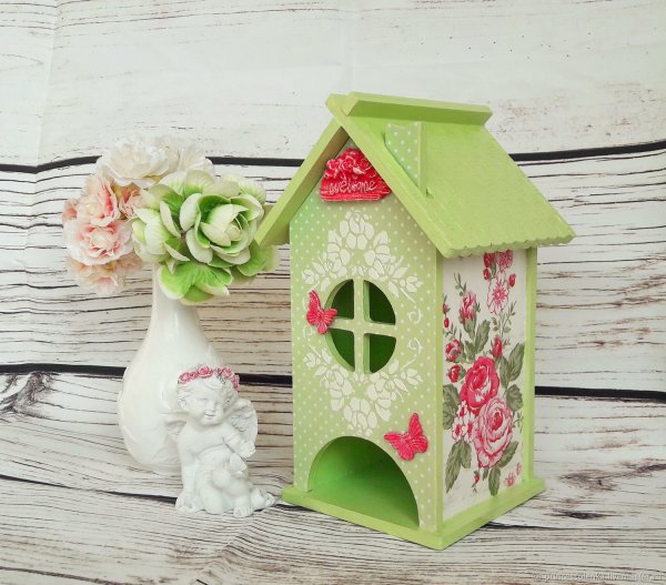 Чайный домик декупаж