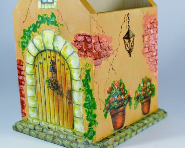 Домики роспись