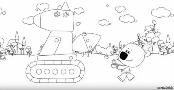 Раскраски для мальчиков Мимимишки