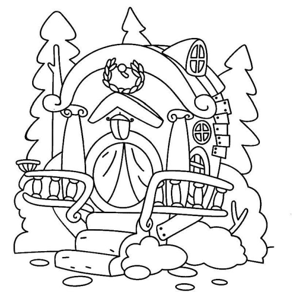 Дом кар Карыча из смешариков