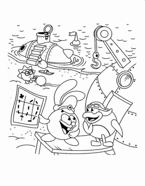 Смешарики пин и Крош