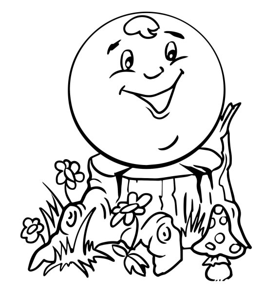 Колобок рисунок