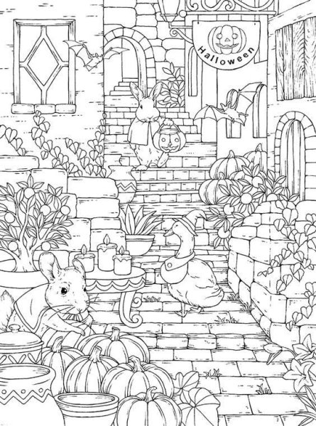 Дом мышки раскраска