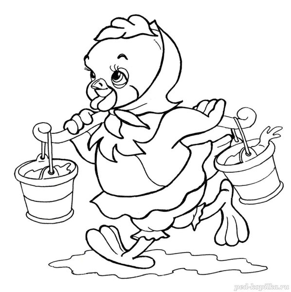 Кошкин дом раскраска для детей