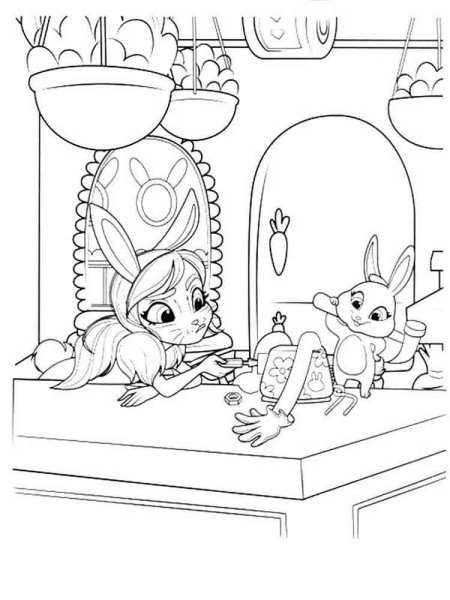 Раскраски Энчантималс Бри кроля