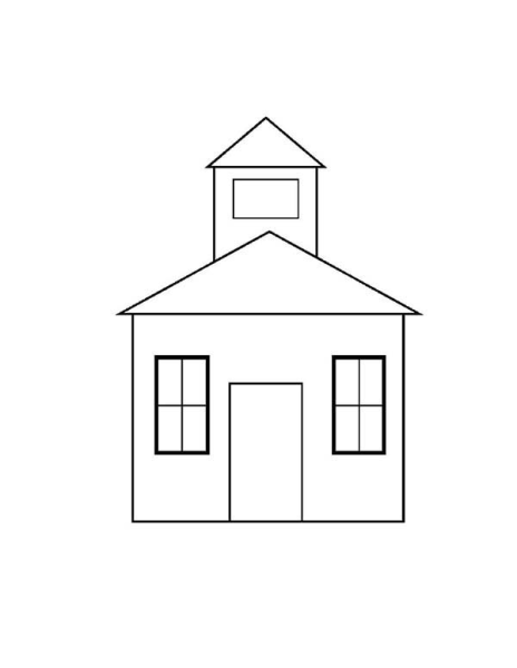 Домик карандашом для детей