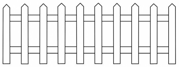 Забор для раскрашивания