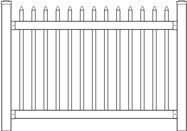 Забор для раскрашивания