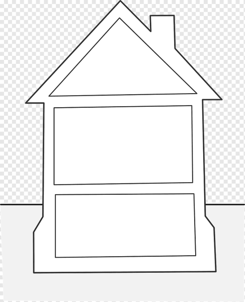 Домик с окнами раскраска для детей