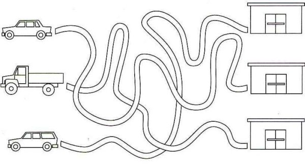 Дорожки лабиринты для малышей