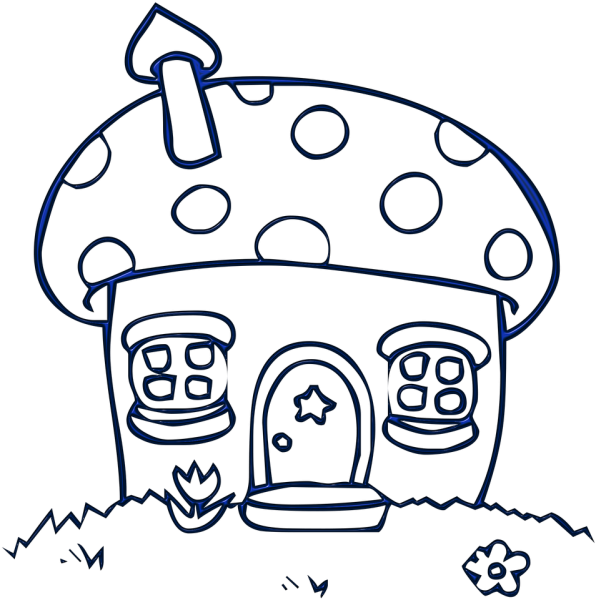 Домик для рисования детям