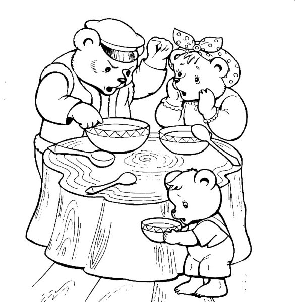 Три медведя Настасья Петровна