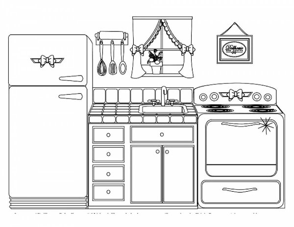Кухня рисунок