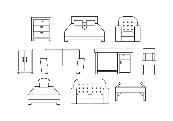 Мебель рисунок для детей