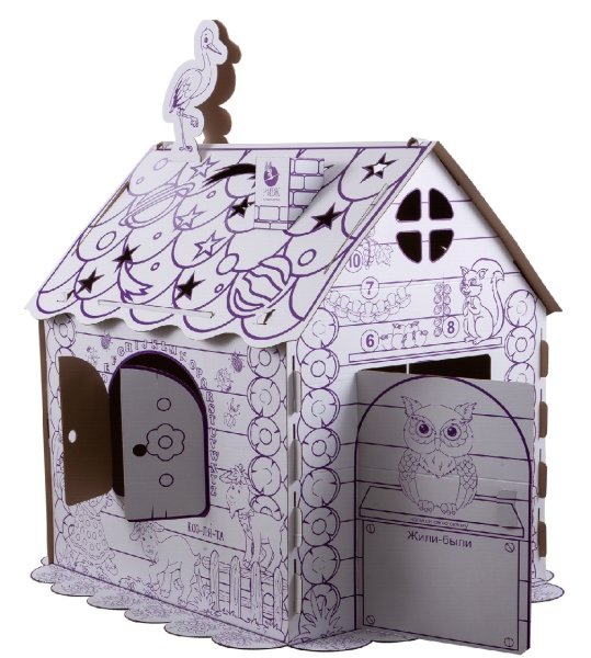 Домик раскраска ПМДК