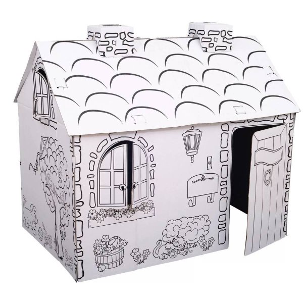 Бумажные картонные домики