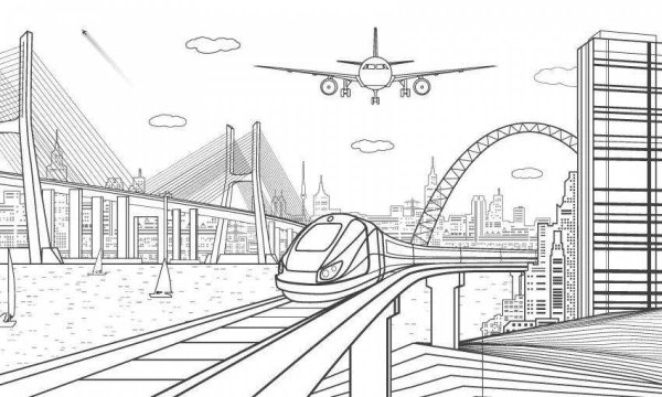 Город будущего контур