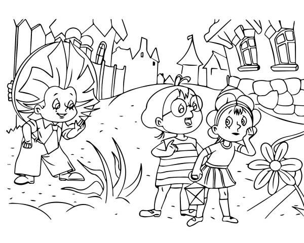 Незнайка в цветочном городе герои девочки