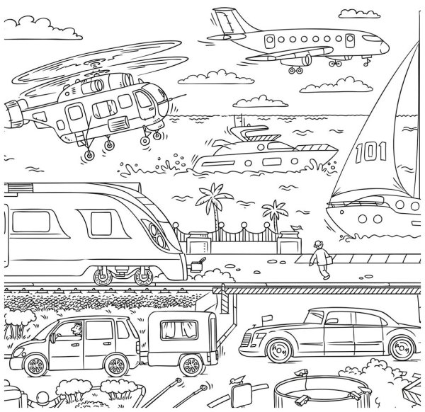 Транспорт задания для детей