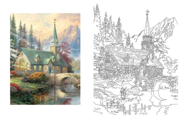 Thomas Kinkade Coloring book