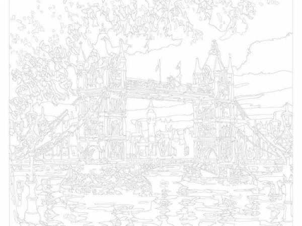 Раскраска "город"