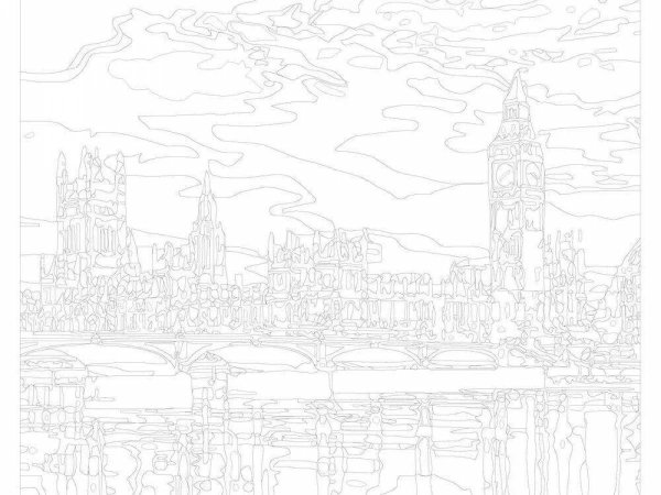 Лондон раскраска
