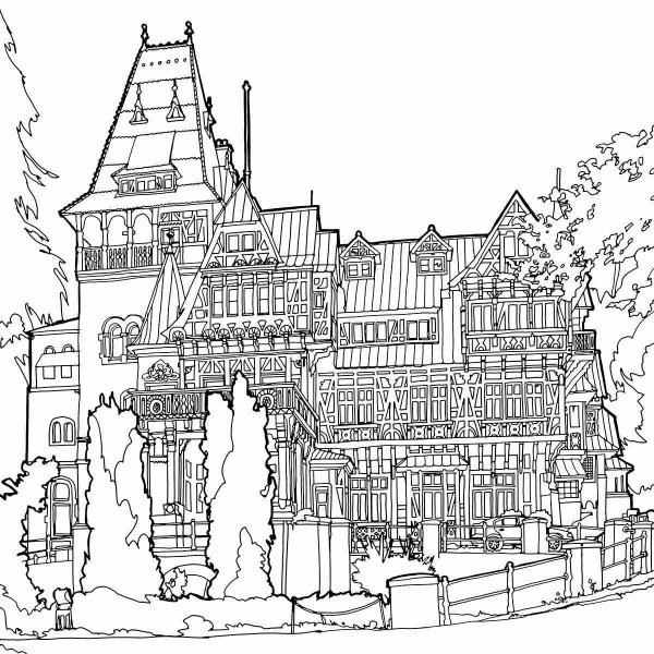 Раскраска "город"