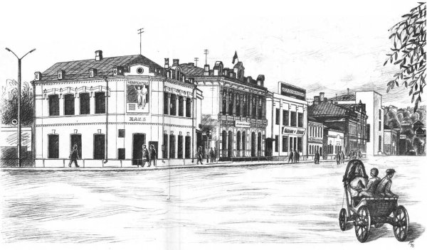 Нарисовать город прошлого